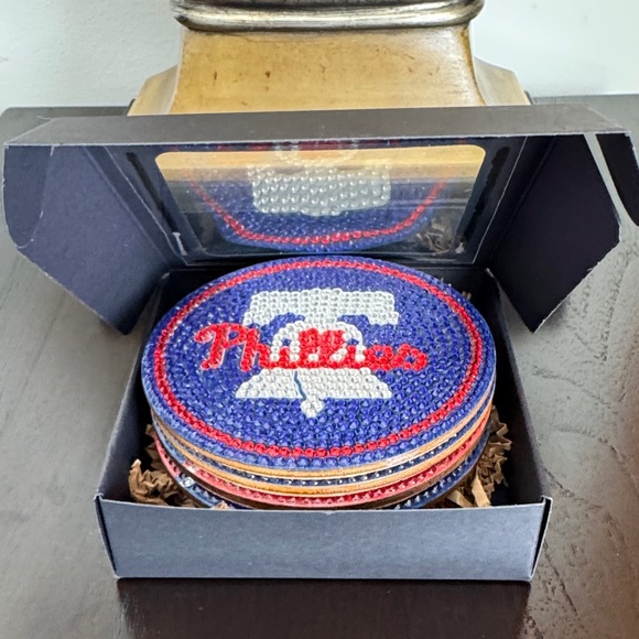 Philadelphia Phillies Diamond Art Coasters – Set of 4 Gift Ready - Picture 5 of 6